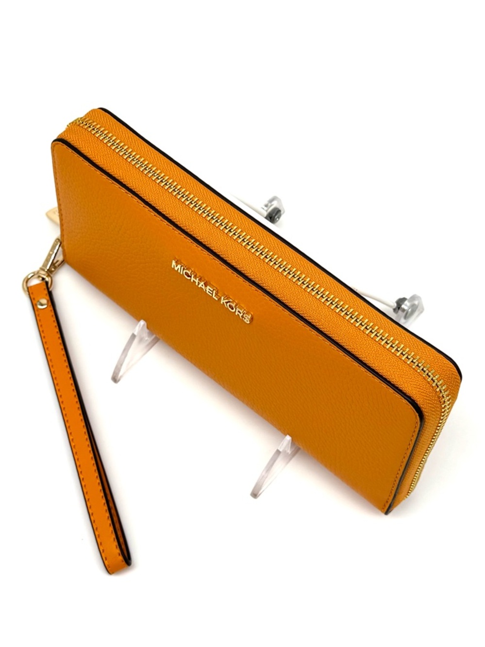 Michael Kors Large Continental Wallet Rad Orange - Picture 7 of 9